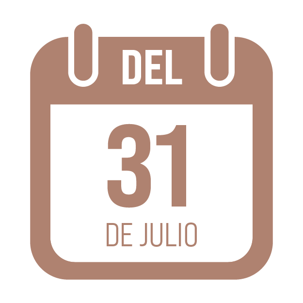 Del 31 de julio